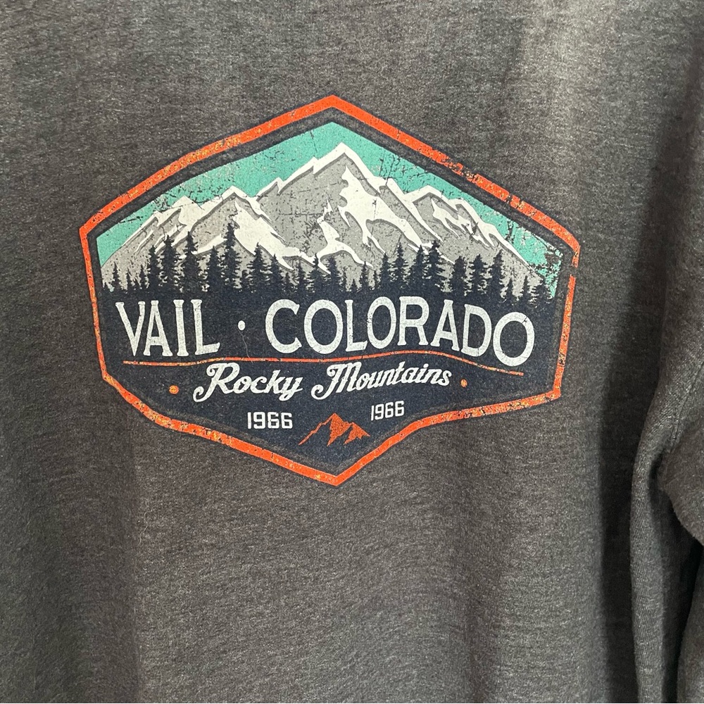 Vail CO Crewneck Sweatshirt - Picture 2 of 4
